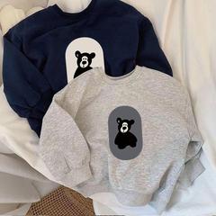 Neutral style ~ Korean Spring and Autumn New Boys' and Girls' Stylish Sweatshirts for Kids and Babies Hooded Cotton Top Casual