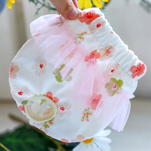 Pet dog menstrual pants, cute skirt lace pants, Teddy sanitary pants, small dog menstrual pants, puppy menstrual pants
