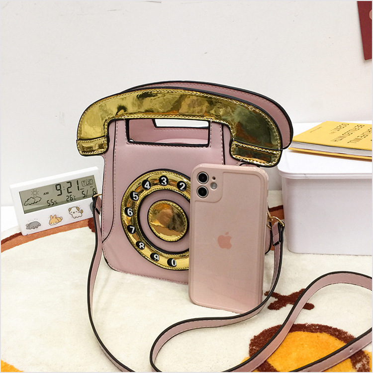 Women's Medium Pu Leather Digital Telephone Fashion Zipper Crossbody Bag display picture 6