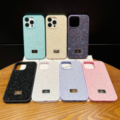 豪華な輝くダイヤモンド、ハイエンドのラインストーン、iPhone15電気メッキ14ライトラグジュアリースタイル、Apple 16ProMax携帯電話ケースに適しています