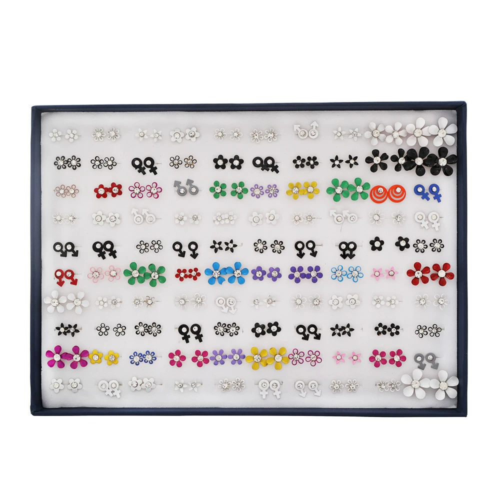 Д Earrings, fashionable lanyard holder, 100 pair, Korean style, simple and elegant design