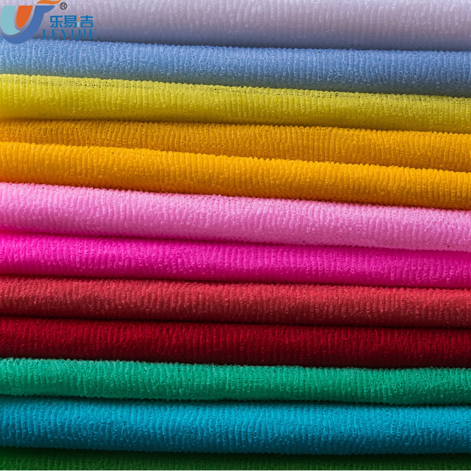 搓澡布系列澡巾厂批发尼龙去角质洗澡巾布 尼龙擦背沐浴桑拿面料