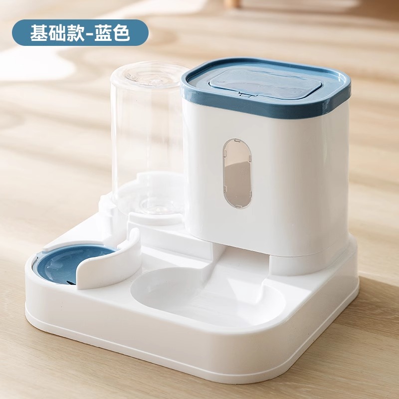 Comercio exterior transfronterizo perro simple alimentador automático de agua potable de gran capacidad para gatos tazón para perros tazón para mascotas doble tazón para gatos artículos