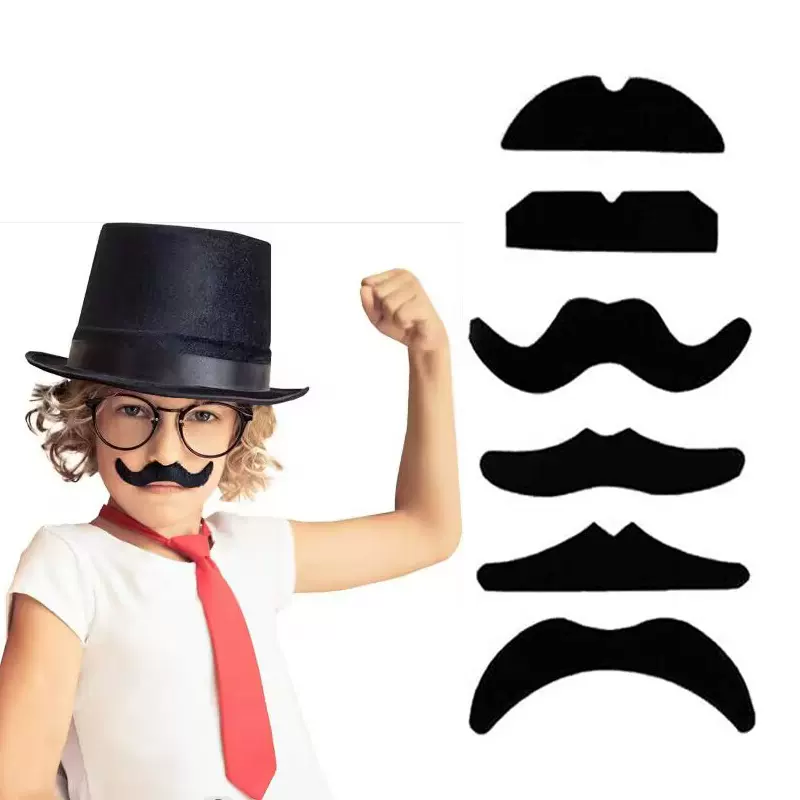 万圣节化妆舞会装扮派对表演用品道具黑色大胡子儿童老人胡子套装