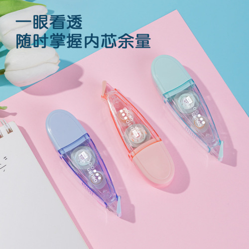 Deli VR11-6 correction belt 6m student smooth non-stuck correction belt not easy to break correction belt stationery wholesale