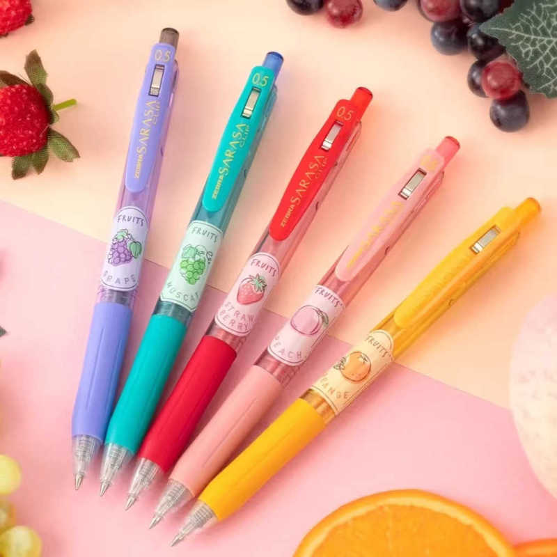 日本製 ZEBRA ゼブラ SARASA フルーツの香り 限定カラー プレスゲルペン JJ15 セット 0.5mm|undefined