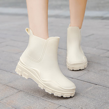 雨鞋女款外穿网红中筒日式胶鞋耐磨防水防滑成人雨靴软底新款水鞋