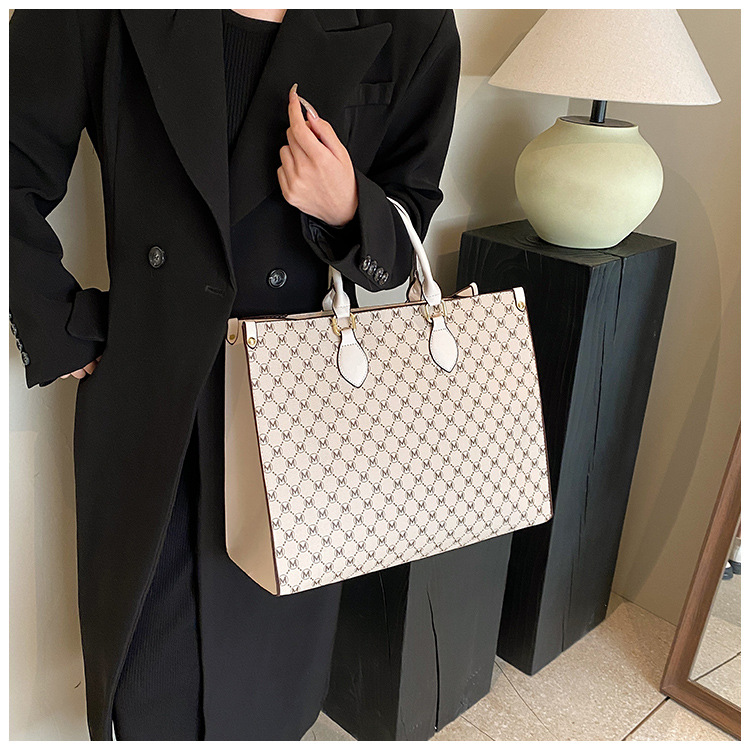 Bolso de hombro para mujer bolso retro de gran capacidad tendencia_voghion.com