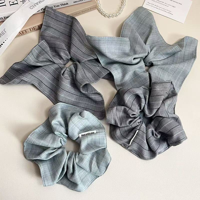 5757 정장 원단 - 포켓 스퀘어 그레이