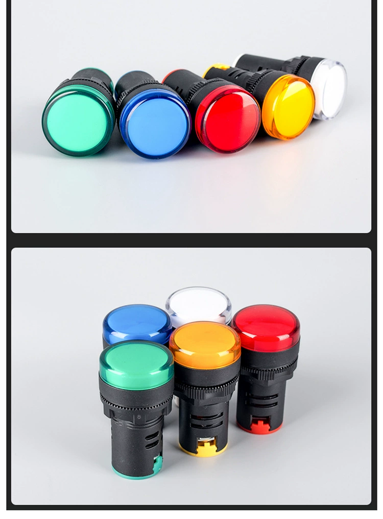 Источник питания LED, белый индикатор, 12В, 24В, 220В, 380В
