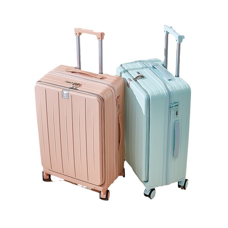 Equipaje de Apertura frontal multifuncional para hombres y mujeres Caja de contraseña de caja de embarque ligera universal de 20 pulgadas Caja de carrito de viaje al por mayor