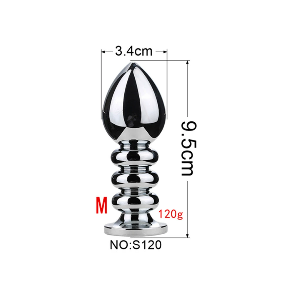 Detachable Anal Plug Heads, Silicone & Metal Options, Multiple Shapes and Sizes