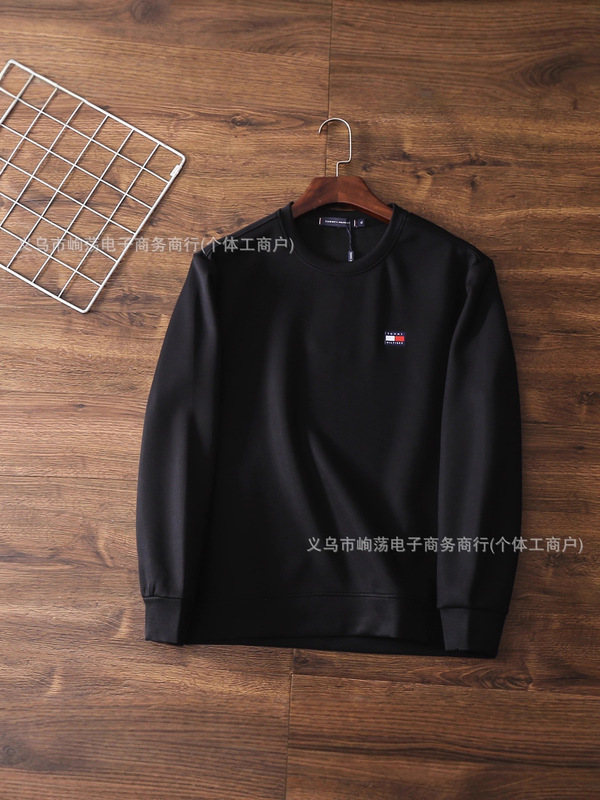 Tommy hilfiger/汤米 2025秋冬新品男女情侣款休闲刺绣简约毛圈卫|undefined