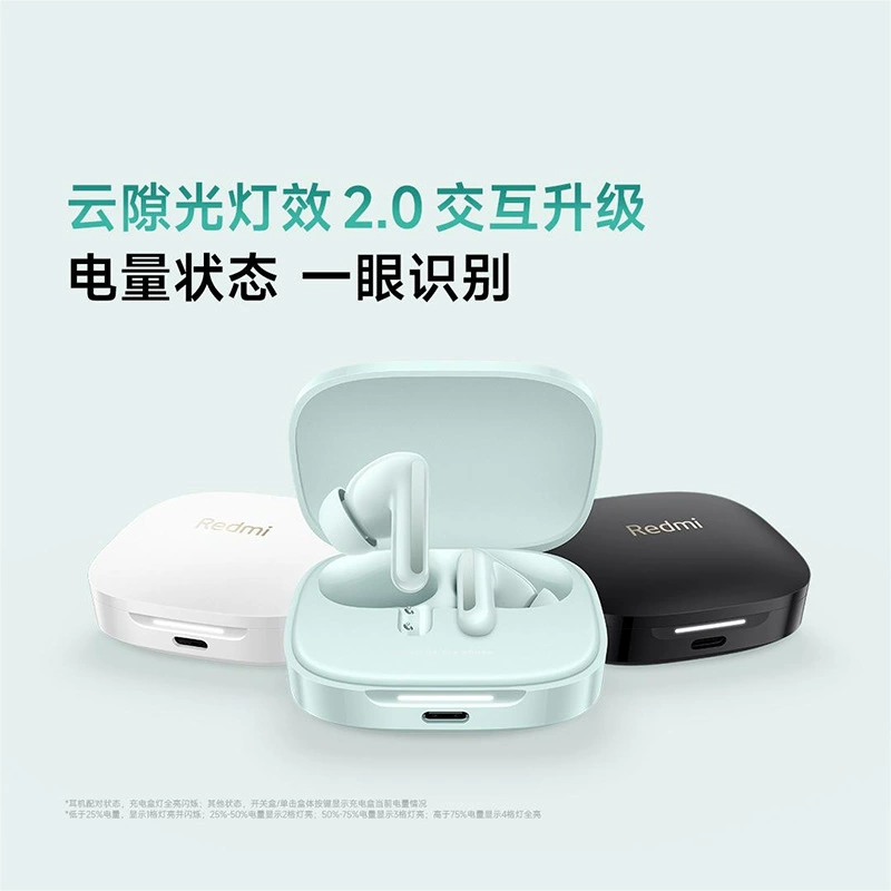 Подходит для RedmiBuds6 Bluetooth-наушников, внутриканальные, комфортная посадка, универсально для Android и iOS, шумоподавление, беспроводные
