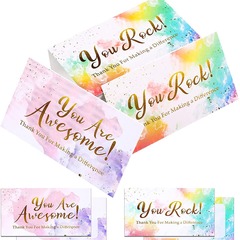 50 pieces per pack, 5*9 cm children's toy reward and incentive cards