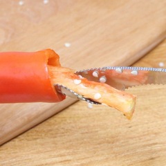 Stainless steel chili pepper core remover, green and red chili pepper magic kitchen tomato seed remover, core removal tool