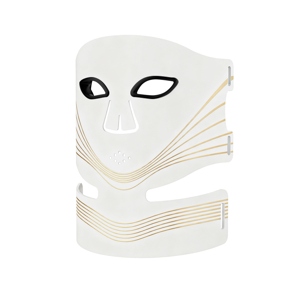 Máscara de Belleza Magnética con Infrarrojos FDA510K, Dispositivo de Belleza de Silicona con Luz LED de 7 Colores