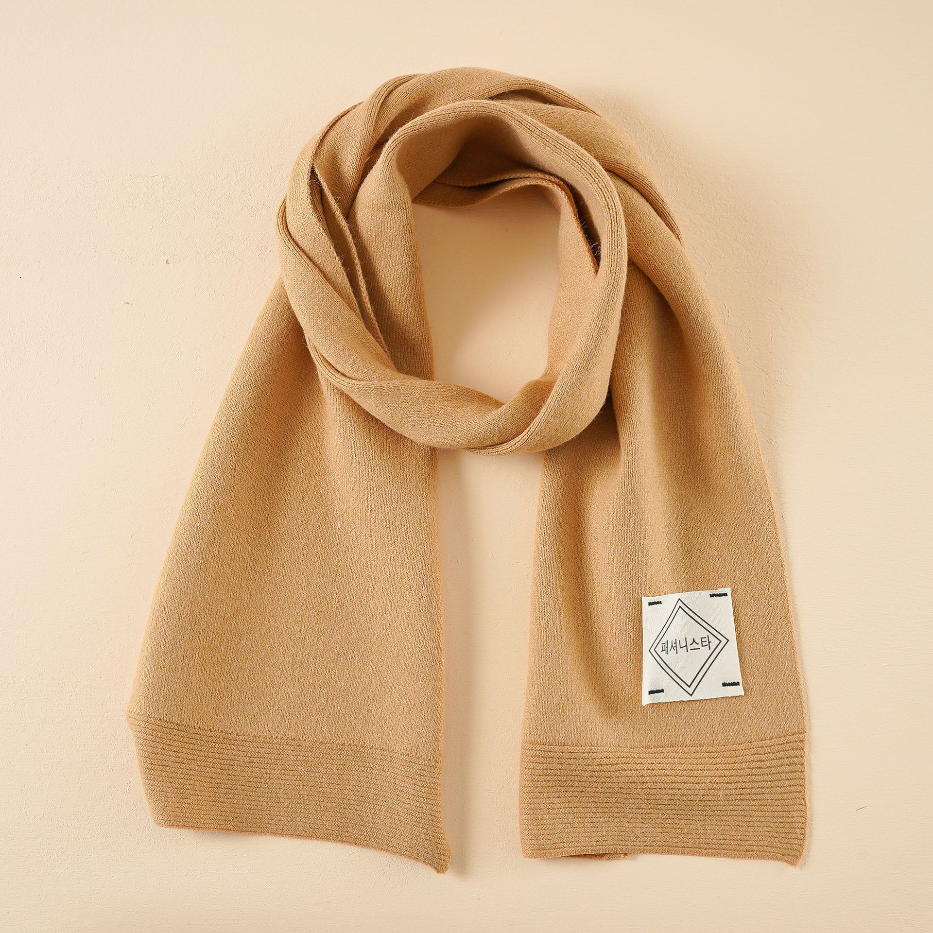 Bufanda DE LOS NIÑOS simple otoño e invierno cálido cuello protección lana de punto lindo japonés bebé pequeña bufanda