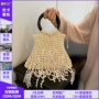 斜挎单肩法式小众水桶包