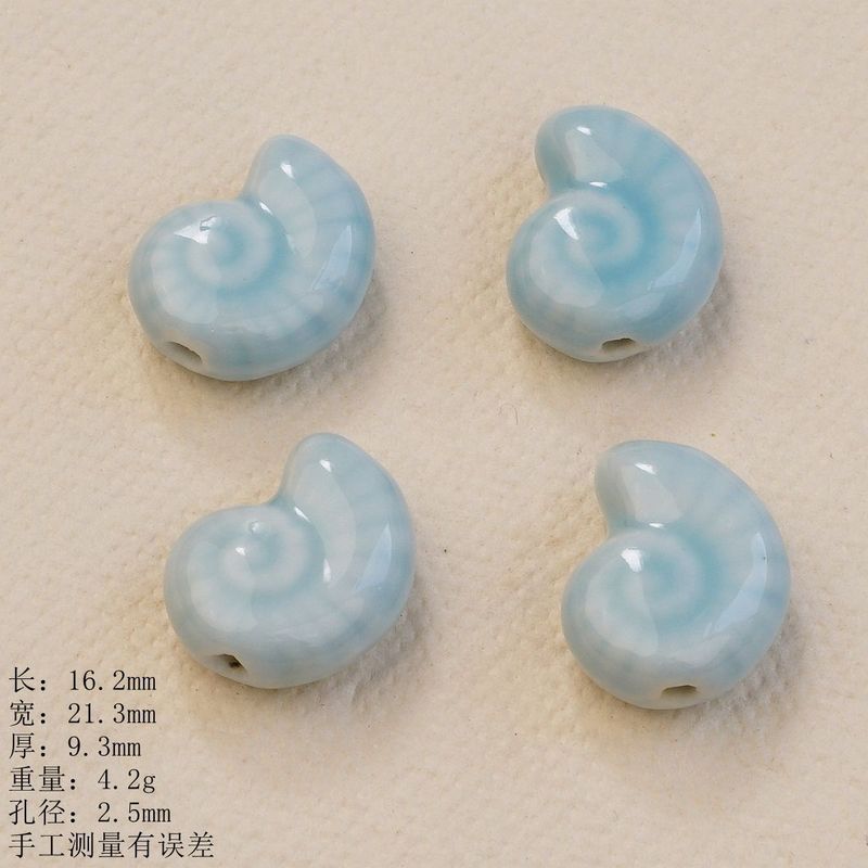景德镇跨境清新风时尚波西米亚手工陶瓷海星配件手工DIY饰品材料|undefined