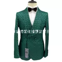 Men's 2022 New Summer Two-Piece Suit Set Formal Wear from Guangzhou Yuexiu District Hongkong Clothing Trading Co.