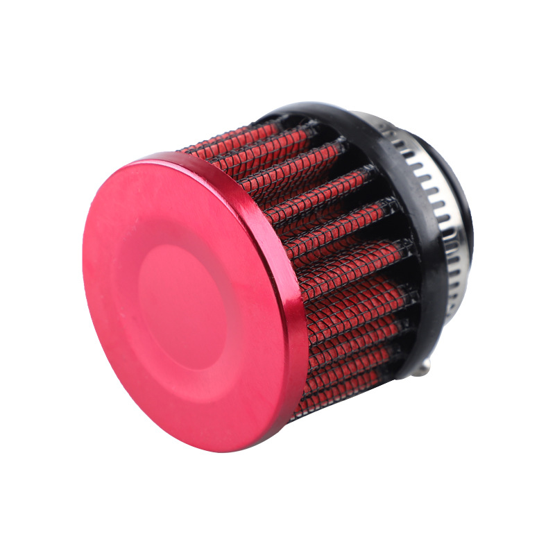 Car modification high-flow air intake small mushroom head secondary air intake universal exhaust pipe filter mushroom 25MM