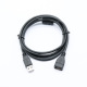 Black 1.5m single ring