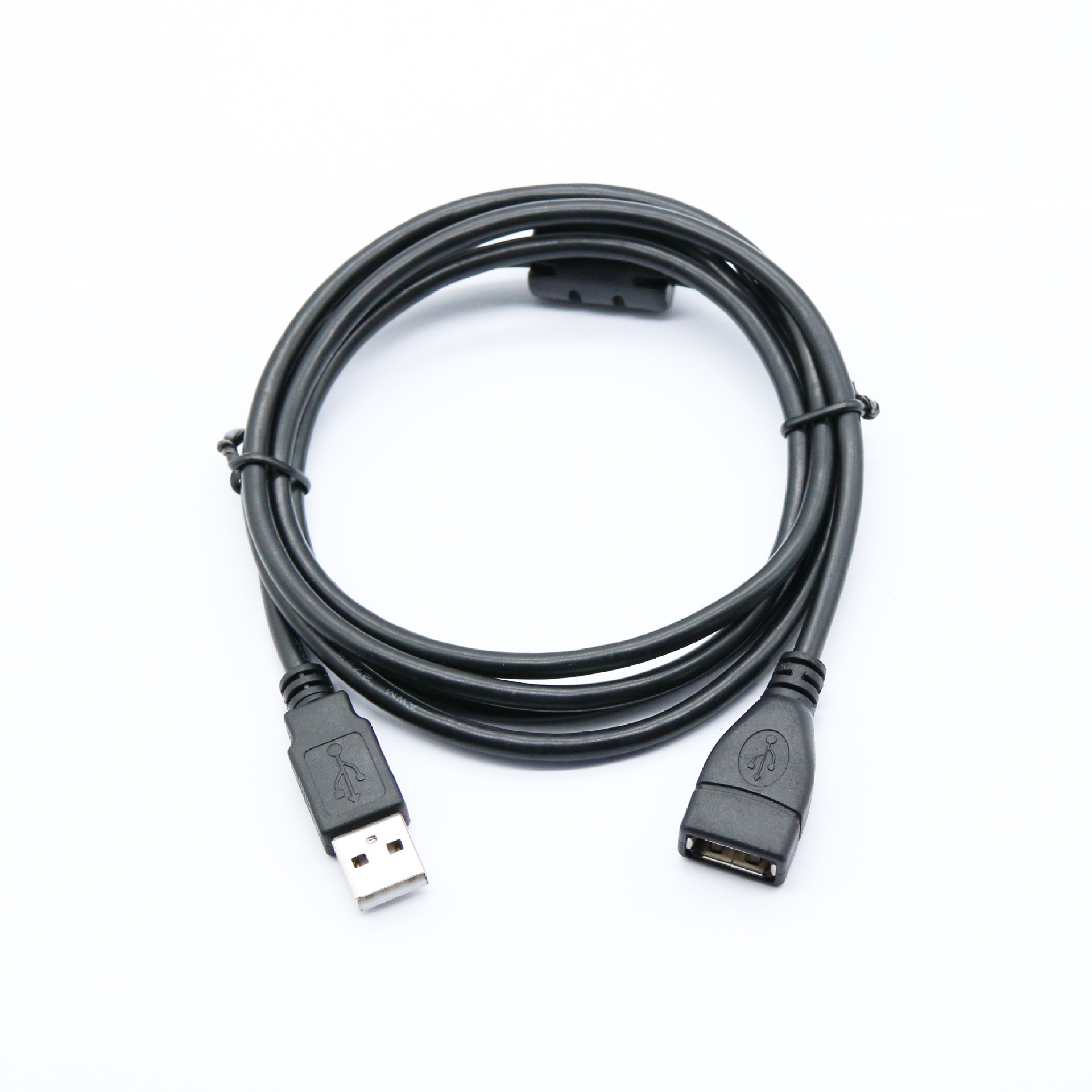 usb2.0 extension cord male to female 1.5 m black all copper AM/AF computer mouse keyboard U disk data connection