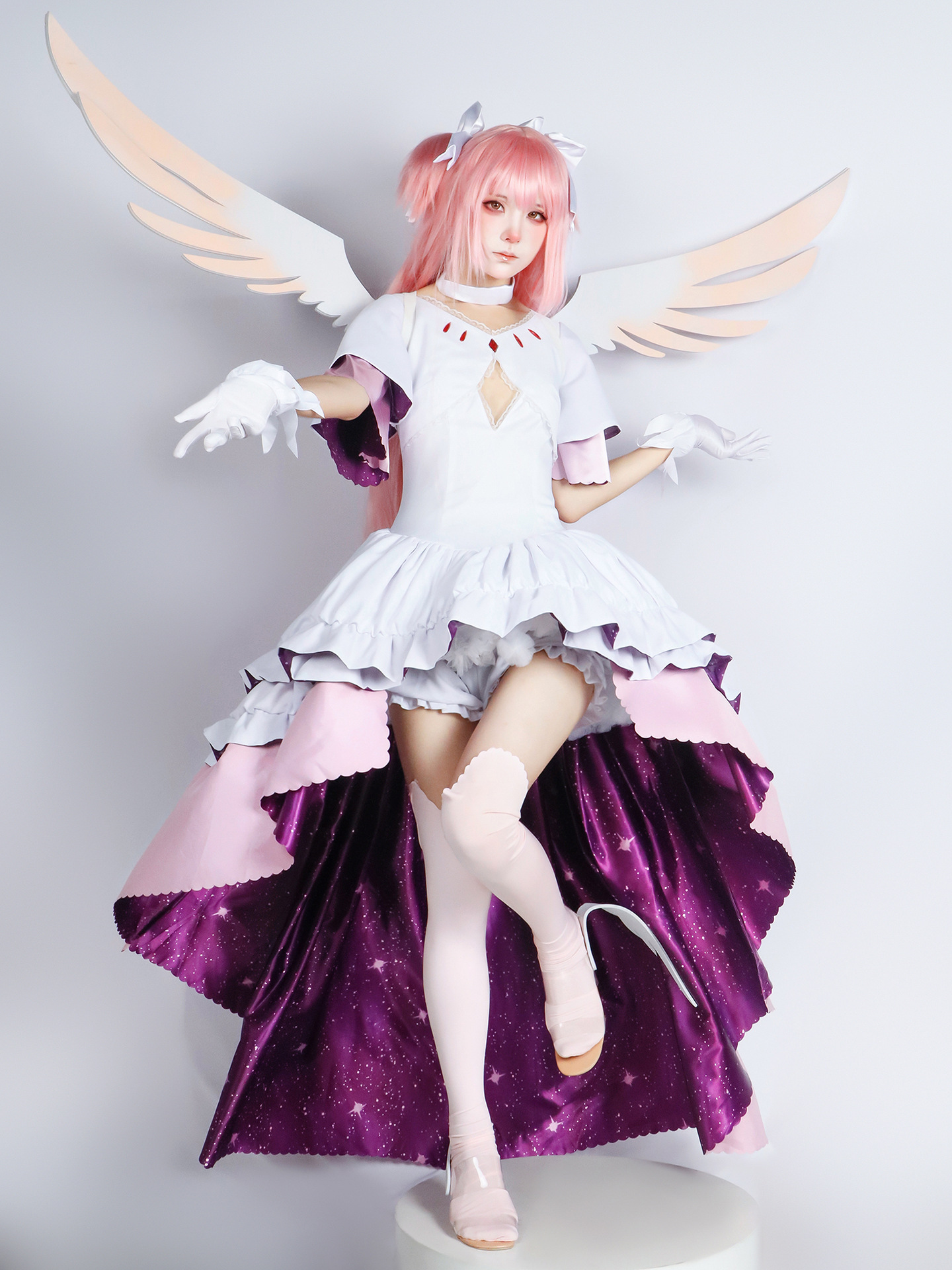 雾都魔法少女小圆神装cosplay服装二次元动漫服小圆鹿目圆香cos服-阿里巴巴