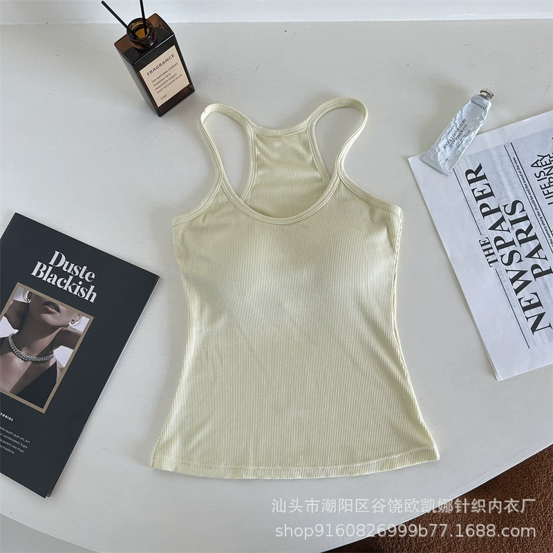 Базовая майка, белье как верхняя одежда, жилет, европейский стиль, Slim fit, без спинки