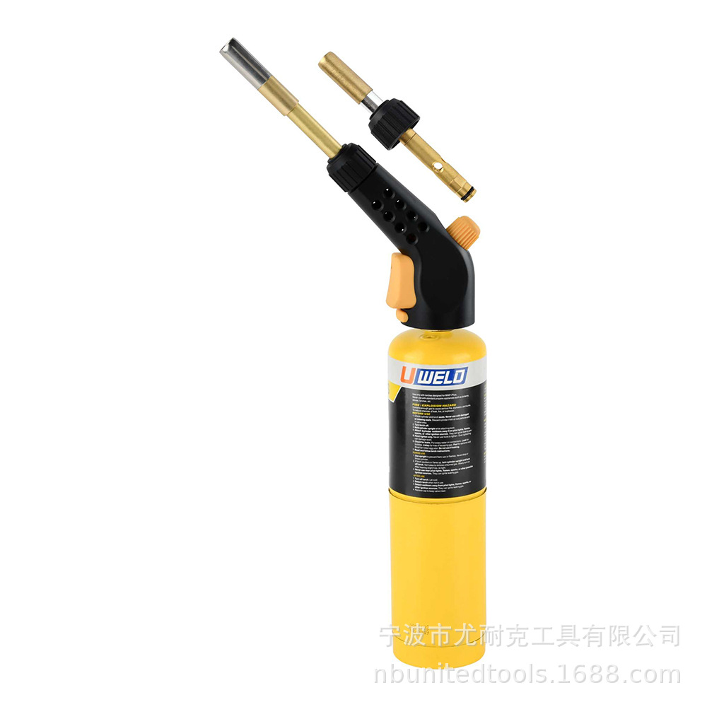 UWELD焊接 美式MAPP气无氧焊枪制冷维修喷火枪焊炬 双喷嘴