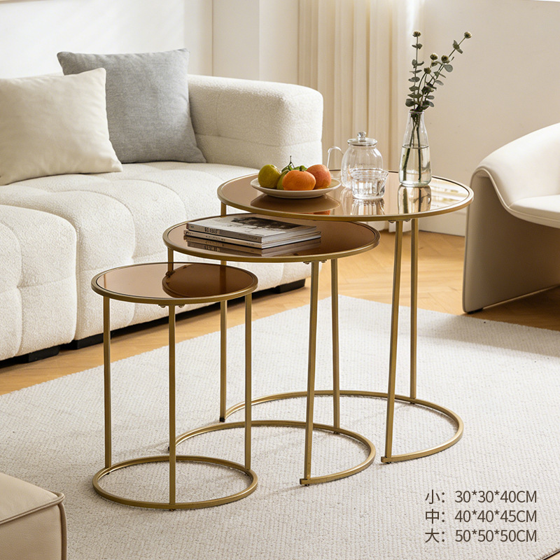 Sofá de estilo industrial americano sala de estar varios armarios laterales casero pequeño tipo simple cuadrado armario de doble capa de hierro forjado image 11