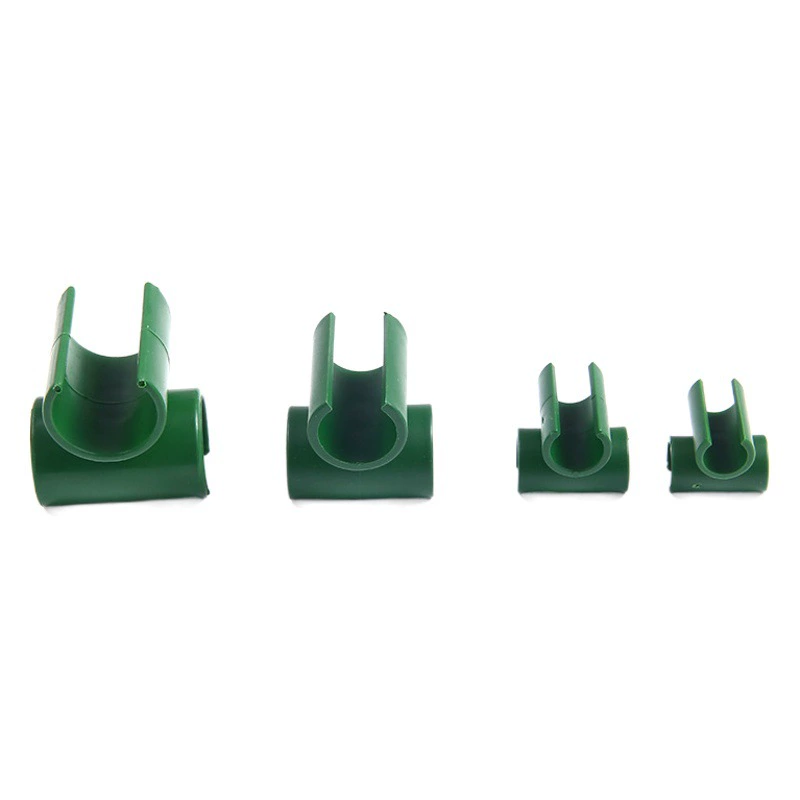 В наличии оптом пластиковые стальные трубы фитинги Крестовая Пряжка пластиковые соединители фиксированная Пряжка Крестовая пряжка аксессуары для садоводства