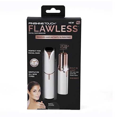 Lipstick Shaver mujer máquina de afeitar eléctrica removedor de pelo chapado en oro depilación