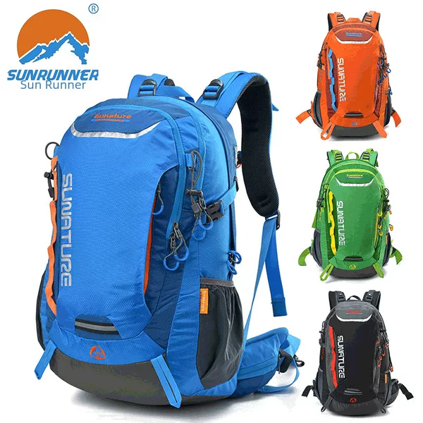 Sennett Brand Backpack, Outdoor Leisure Hiking Bag, Lightweight Mountaineering Bag, Large Capacity, Multiple Compartments