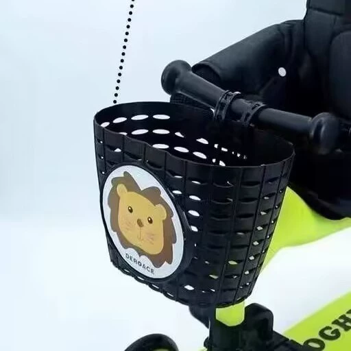 Пластиковая корзина на руль для детского велосипеда и самоката