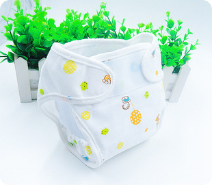 Пеленка для новорожденных для младенца, хлопковые водонепроницаемые детские герметические дышащие штаны, фиксаторы в комплекте, можно стирать