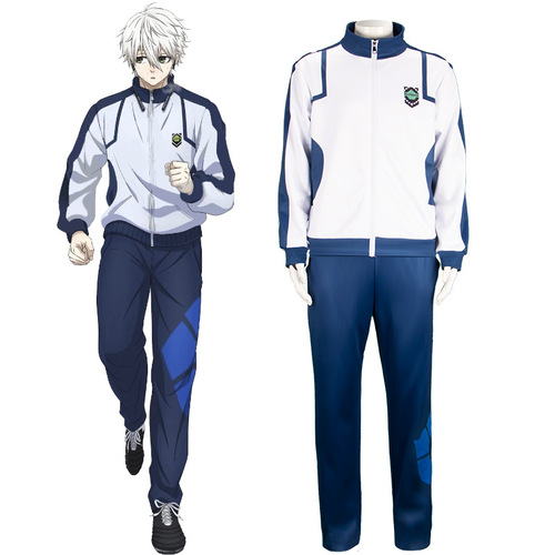 BLUELOCK Blue Prison Jersey Costume, Jie Shi Yi Feng Le Hui Cosplay Anime Sports Suit Set
