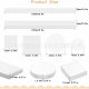 Cross-border hexagonal white high-stick 3D round EVA foam double-sided adhesive children's handmade diy card foam sticker