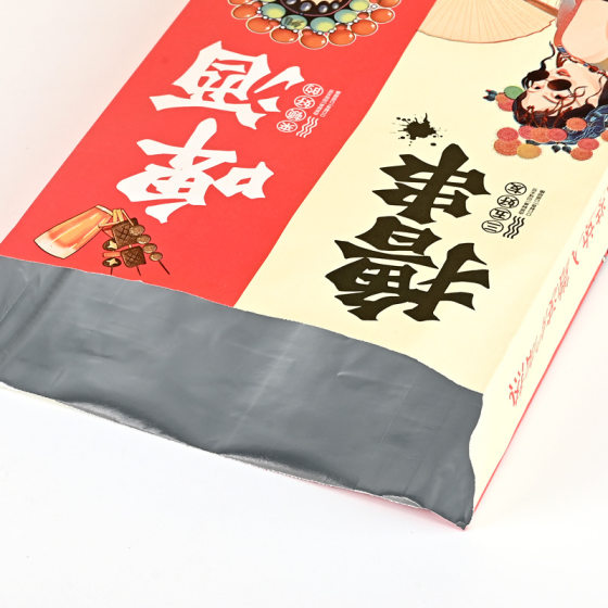 BBQ packing bag fried string tin foil insulation oil bag snack aluminum bag take-out packing bag in stock wholesale can be printed