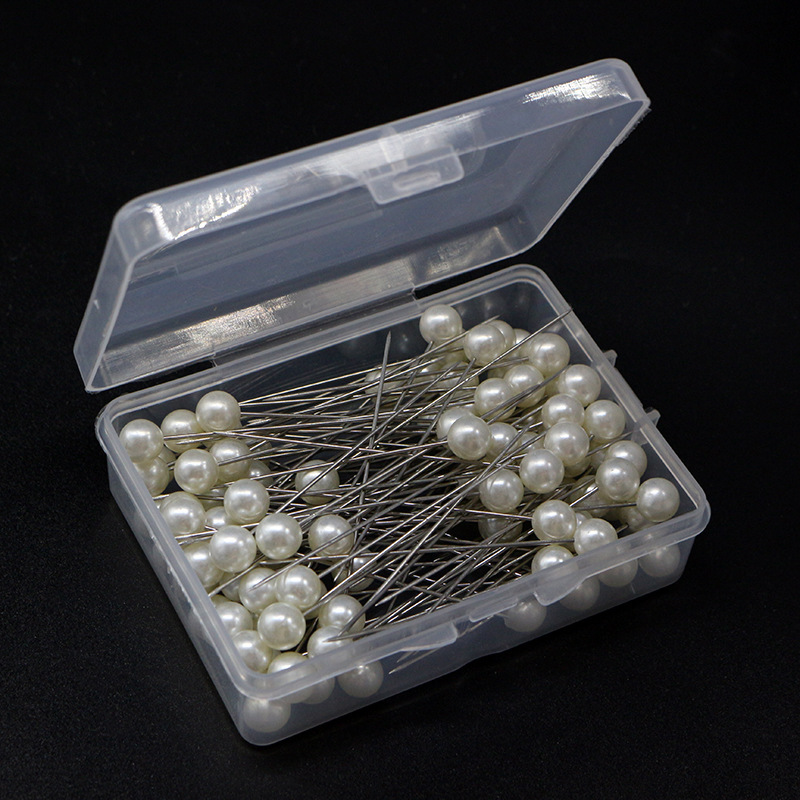 Vestido de novia fijo nacarado aguja 8*60mm nacarado blanco marfil blanco alargado tela gruesa patchwork posicionamiento aguja cabeza grande nacarado aguja