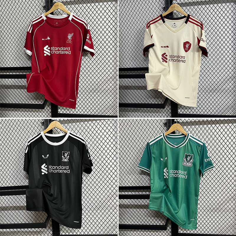 利物浦Liverpool球迷版主场客场守门员服特别版跨境代发个性定制
