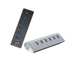 USB3.0拡張ドック 6ポートスプリッター TF/SDカードリーダー オーディオマイク ハブ 高速伝送