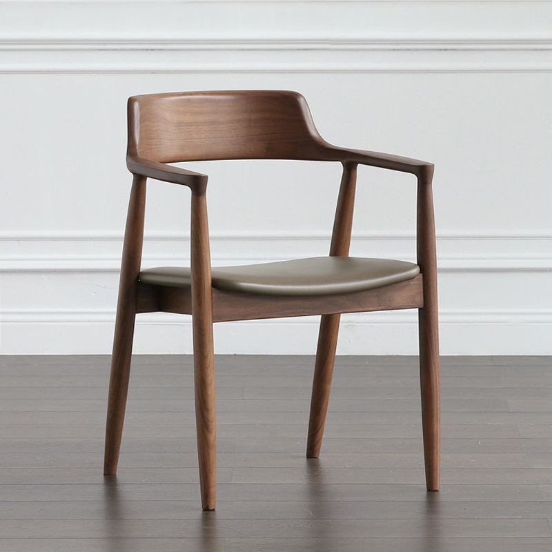 Nordic Solid Wood Chair Kennedy Presidential Hiroshima Chair Ash Wood Dining Room Home Meeting Conference Simple Backrest Chair