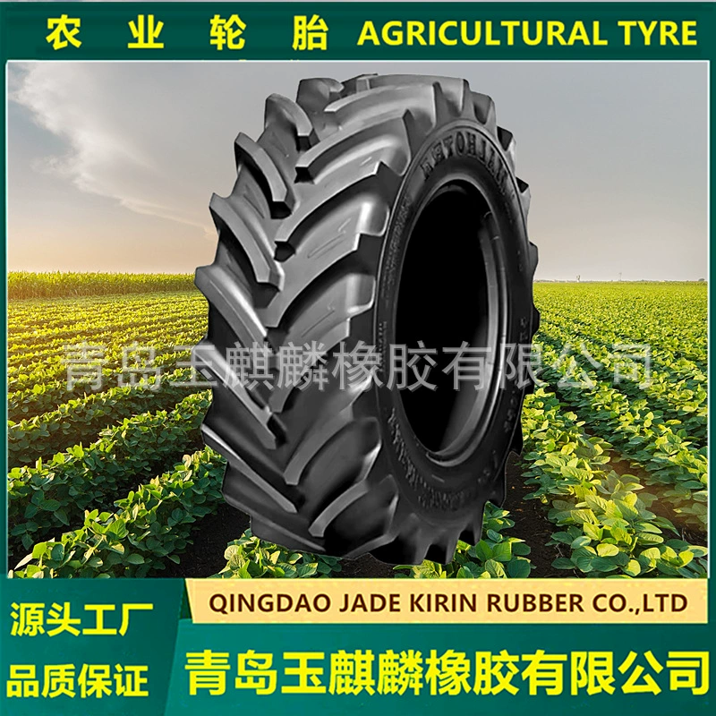 15L-24 A-образная изысканная передняя шина для трактора и комбайна с узором "ёлочка" в сельскохозяйственном зелёном цвете