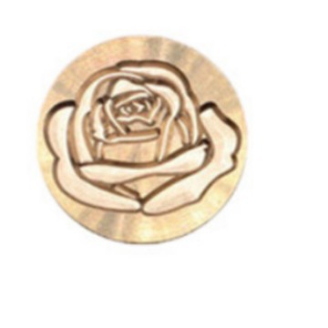 Amazon celebridad de Internet goodseller corona árbol de la vida rosa abeja variedad de cuentas de mano de pareja sello de pintura de fuego