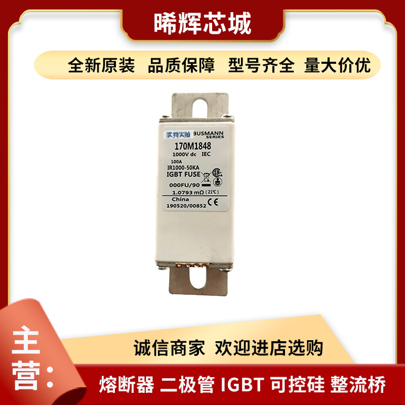 170M1848170M6789低压快速熔断器全新原装量大从优电子元器件现货