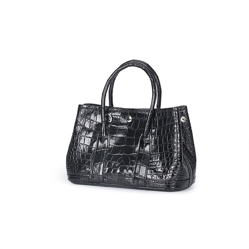 Eastern Europe's Best-Selling Crocodile Belly Women's Bag Genuine Leather High-End Shoulder Bag Crossbody Handbag Large Capacity Garden Bag for Women