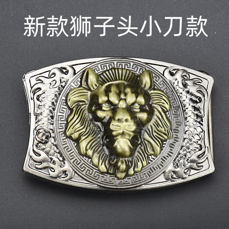 Hebilla de cinturón personalizada diadema cuchillo suave hebilla moda joven moda coreana versión hebilla de cinturón