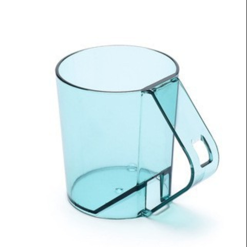Minimalist Transparent Inverted Draining Toothbrush Holder Cup_voghion.com